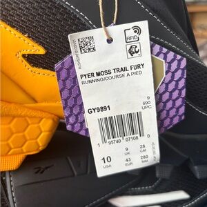 Pyer Moss Trail Fury Running Shoe - Yellow, Purple & Black